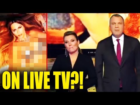 SHOCK: Russia Broadcasts N*de MELANIA PHOTOS on Live State TV!