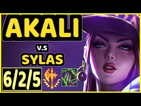 SCOUT (AKALI) vs SYLAS - 6/2/5 KDA MID CHALLENGER GAMEPLAY - KR