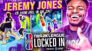 Jeremy Jones is him in NBA 2K and on the Basketball Court 🏀 NBA 2K League Locked In powered by AT&T