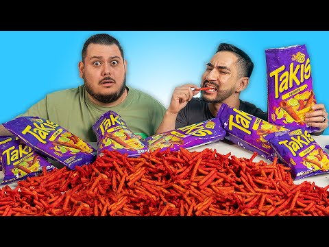 We ate Takis until we couldn't anymore..