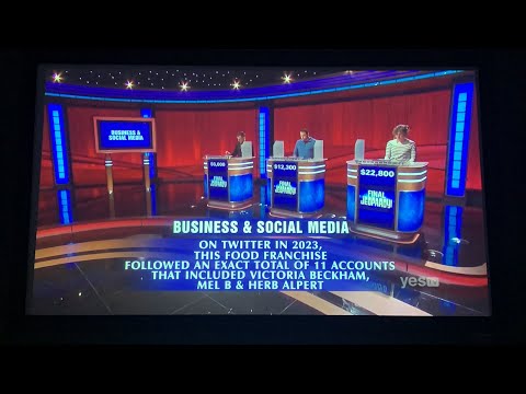 Final Jeopardy - Kevin Belle Day 4 (5/3/23)