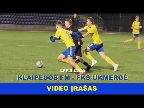 Klaipėdos FM - Ukmergės FKS UKMERGĖ 3-1 (0-1) [RUNGTYNĖS]