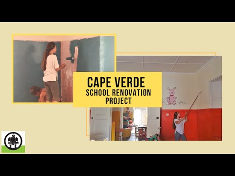 Volunteers Helping to Renovate Schools in Cape Verde, Africa