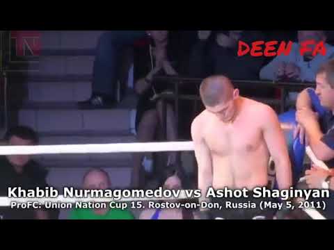 "Khabib nurmagomedov VS Ashot shaginyan" the scariest khabib fight     #khabib