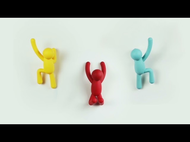 Vídeo relacionado con Umbra Buddy Ganchos de pared, juego de 3, Multicolor