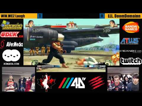 WW.MCZ Laugh (RY) vs. LLL.Doom Domain (RY) FT3 - Canada Cup Gaming 2012 After-Hours Salty Suite