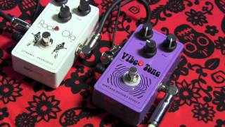 Video thumbnail for Big Knob Pedals VIBE TONE with Rock Ola guitar effects pedal demo by gearmanndude