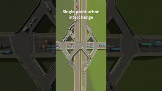 Cities Skylines Intersection Simulation, Part 2-2: hi-flow traffic lights and service interchanges