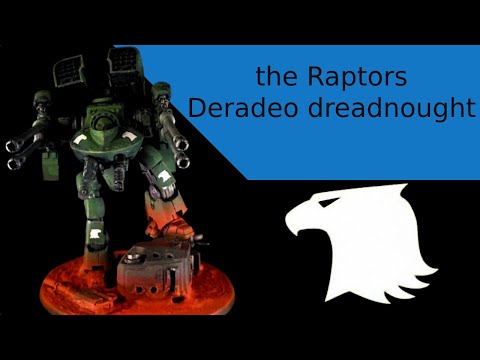 Raptors Deradeo dreadnought(Horus heresy x 40k) painting