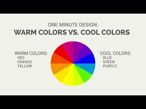 One Minute Design: Warm Colors vs. Cool Colors