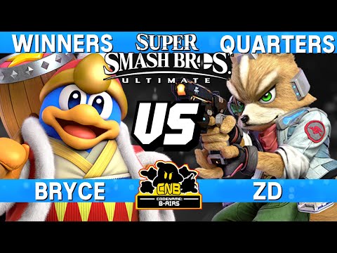 Smash Ultimate Tournament Winners Quarters - Bryce (DDD) vs ZD (Fox) - CNB 196