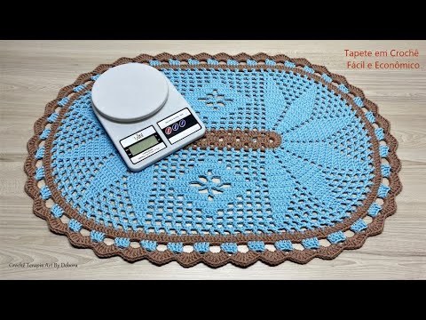 Tapete em Crochê Fácil e Econômico