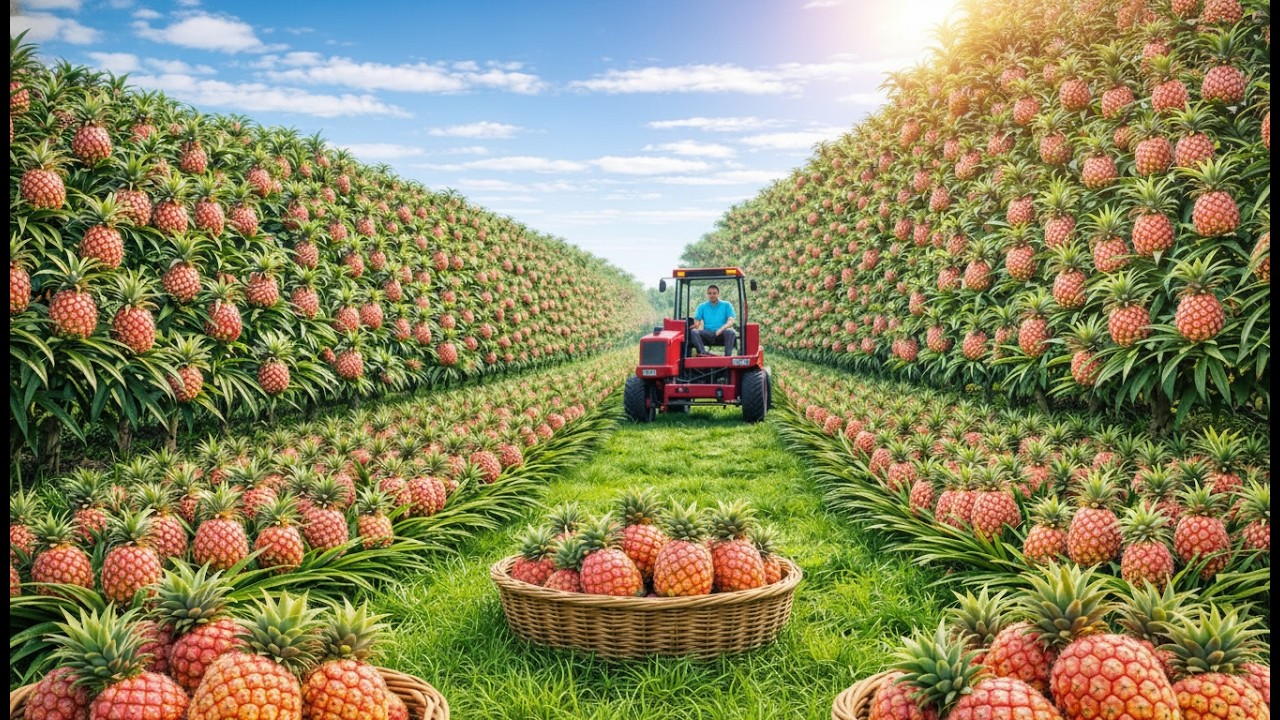 Modern Industrial Pineapple Cultivation Process: From Propagation to Harvesting