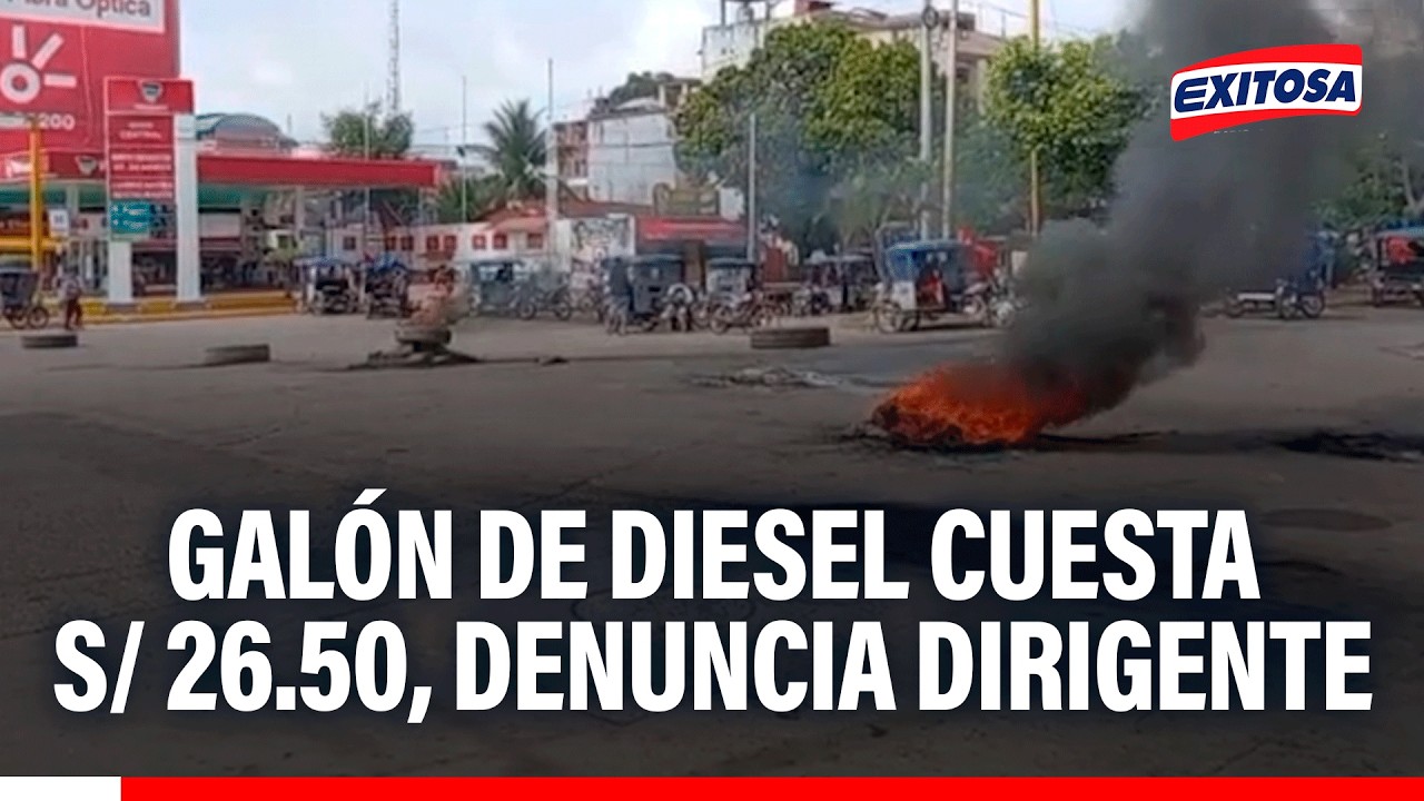 🔴🔵 Indignación en Ucayali por alza de combustible: Galón de diesel cuesta S/26.50