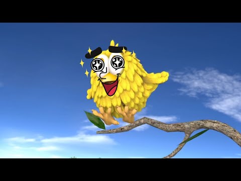 Pollito, te atraparé en el episodio de la granja con una expresión facial súper divertida