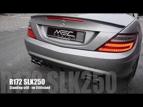MEC Design Mercedes R172 SLK250 Exhaust - Earthquake Sound Version