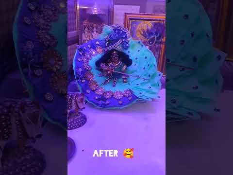 before and after with my kanhu🥰❤ #laddugopal #likee #trending