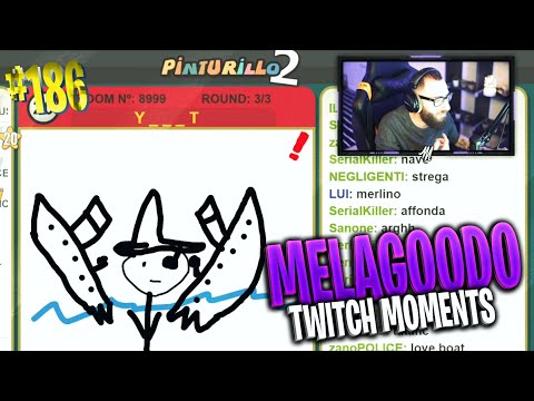 IL PINTURILLO MATTO AI LIMITI DELL'ASSURDO | Melagoodo Twitch Moments [ITA] #186