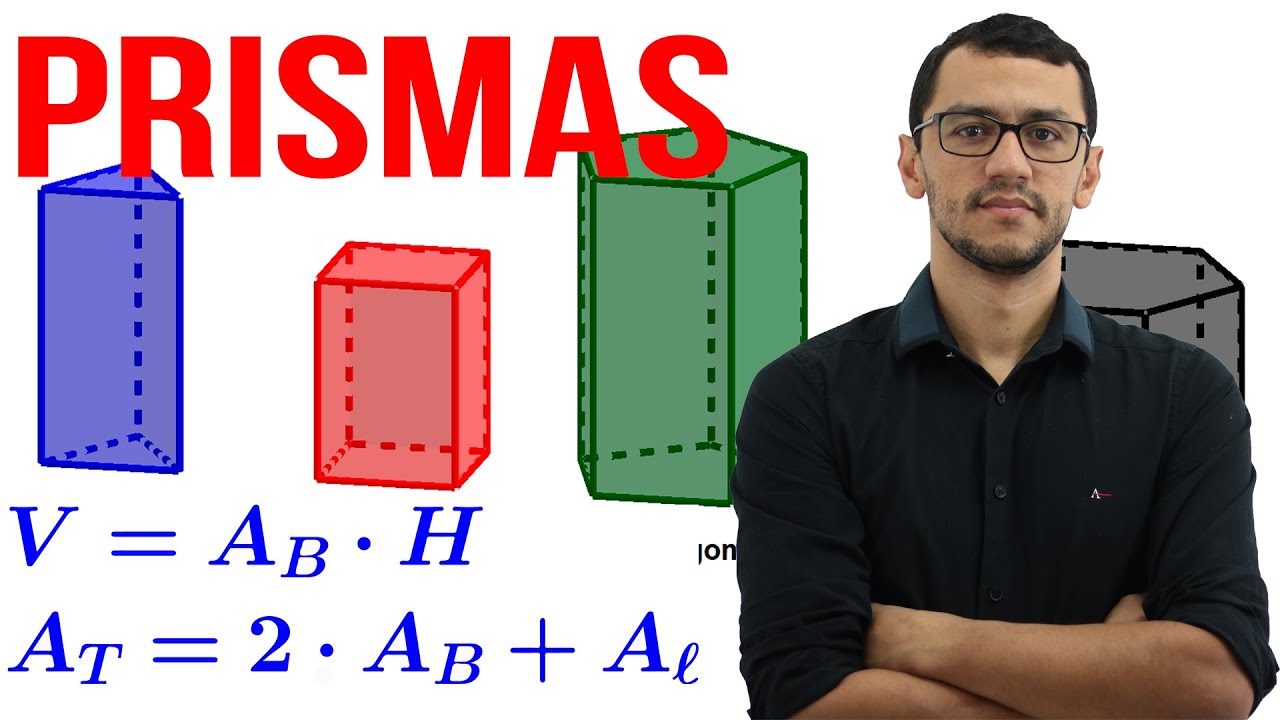 Geometria Espacial - Prismas - Áreas e Volume