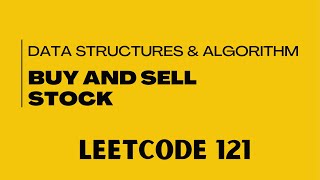 Download the video "Buy And Sell stock | Leetcode  121 | Interview Question"