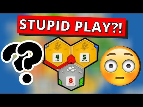 The CRAZY -2 IQ MISTAKE (by a Top Catan Player) - $500 Series