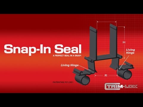 Trim Lok's Patented Snap In Seal for RV Slide-Outs