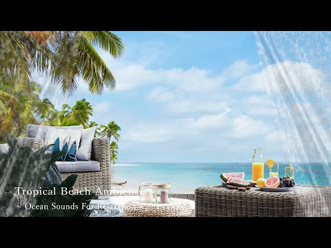 [環境音/ASMR]南の島のビーチテラス/6時間/波の音、海鳥の声/@Sound Forest Fantasy