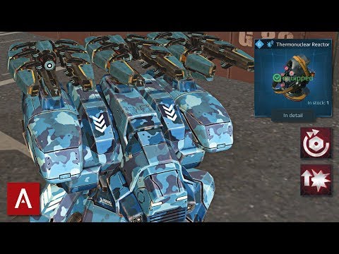 NEW Weapon CALAMITY (Heavy Scourge) On Fury With Thermonuclear + Boosters | War Robots