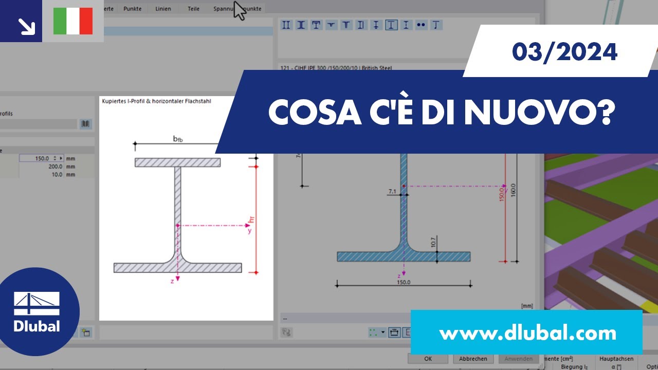 WIN | 03/2024 - Cosa c&#39;è di nuovo in RFEM 6 e RSTAB 9?