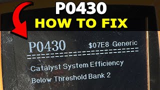 OBD Code p0430 Guide to Repair