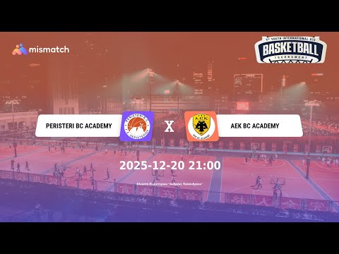 PERISTERI BC ACADEMY - AEK BC ACADEMY 1st YIBT 5th PLACE