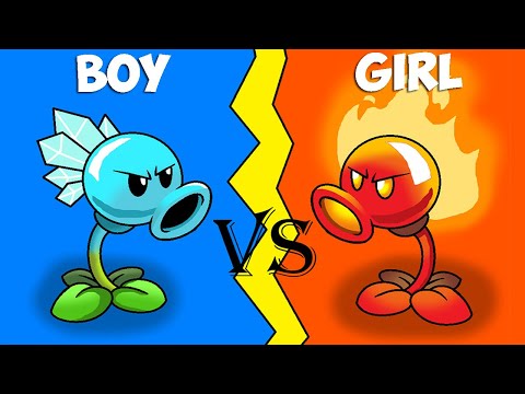 TOURNAMENT All Best BOY vs GIRL Plants - Who Will Win? - PvZ 2 Plant vs Plant
