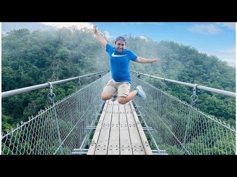 Geierlay Suspension Bridge: Walking Germany's Longest Bridge!