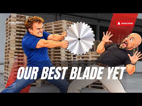 Slide 3 - Nail Ninja® Black Label 24" x 80T x 1-1/4" Arbor (video)