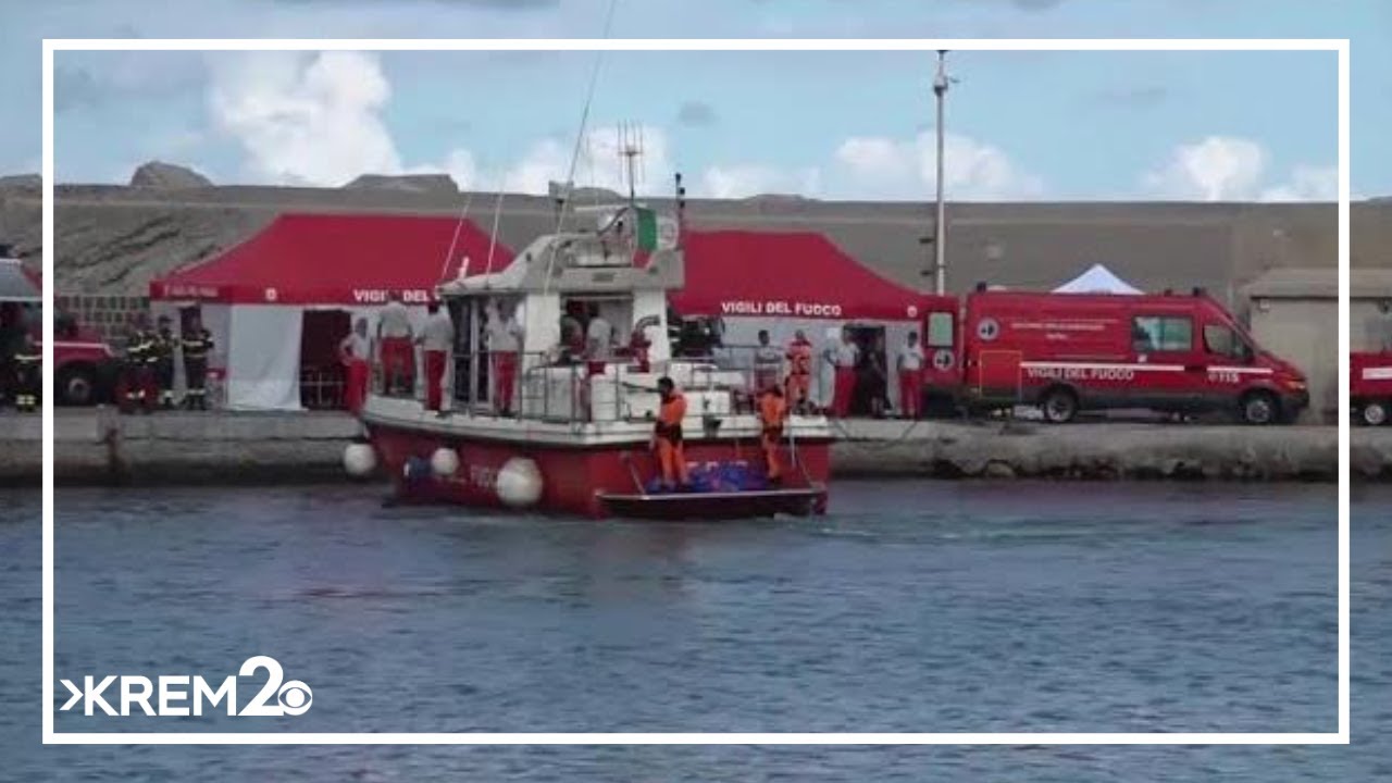 Divers find 4 bodies during search of superyacht wreckage after it sank off Sicily, 2 still missing