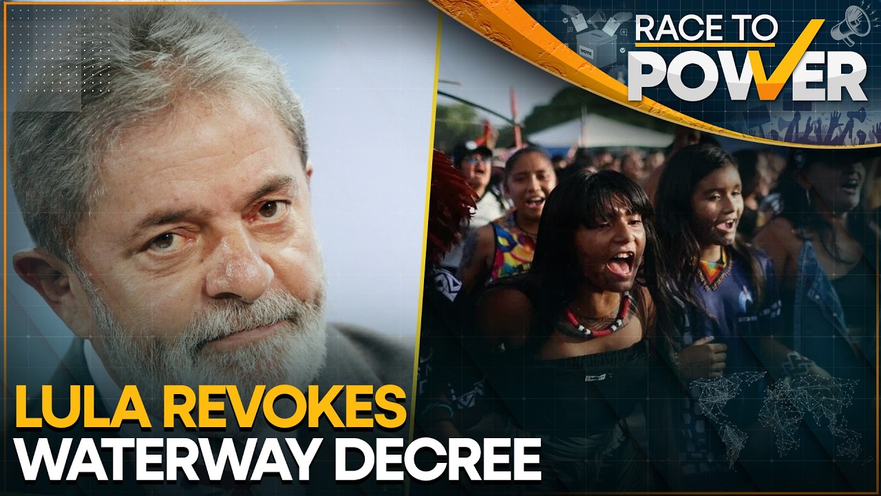 Brazil's President Lula Da Silva Revokes Waterway Decree After Protests | Race To Power