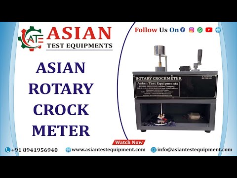 Lab Manual Rotary Crockmeter