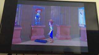 Toy Story 2 Woody & Jessie fighting scene