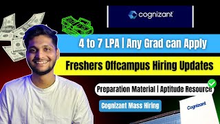 Cognizant Fresher Offcampus Hiring 2025 | Genc GencNext GencPro | Any Graduate Apply