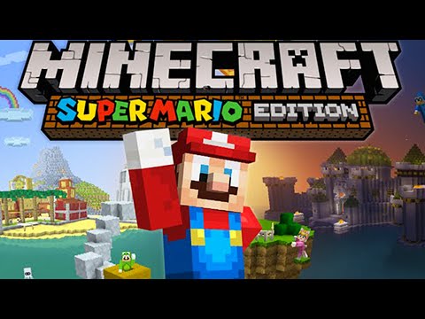 Minecraft Wii U Super Mario Mash-Up Pack - Free Update, New World Map, Character Skins, Mob Textures