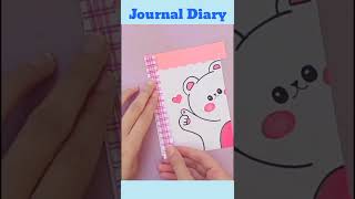 Making a Journal Diary at Home 🌈💟 #shorts #y