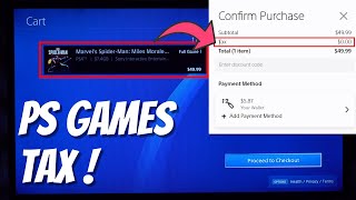 How to Check Tax on PSN Games | Check Tax on Play Station Games before Buying