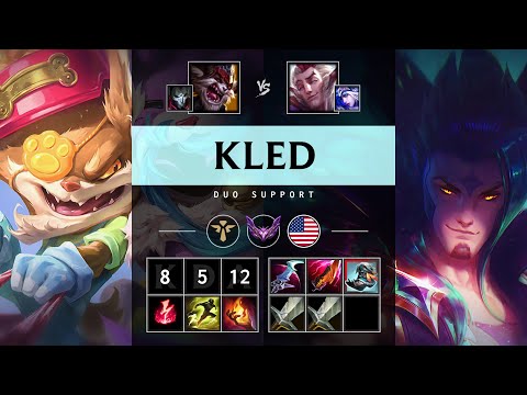 Kled Support vs Rakan - NA Master Patch 25.18