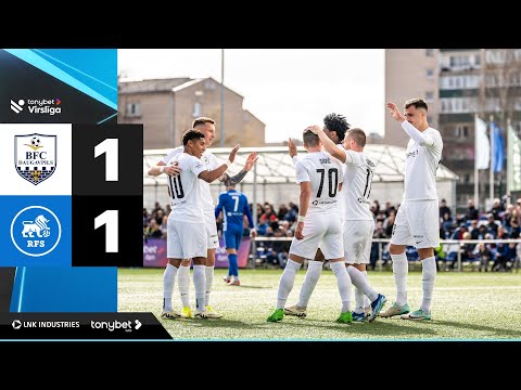 BFC DAUGAVPILS 1:1 FC RFS | GOALS | VĀRTU KAMERA