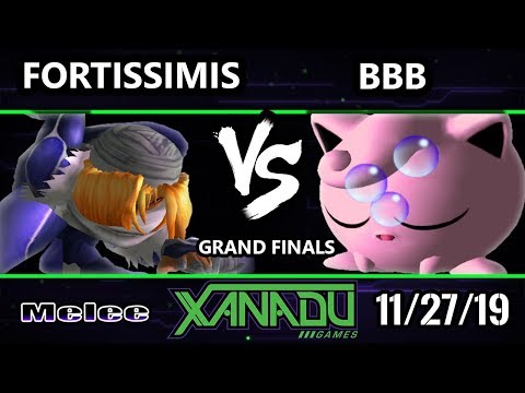 S@X 330 SSBM - BBB [L] (Jigglypuff) Vs. fortissimis (Sheik) Smash Melee Grand Finals