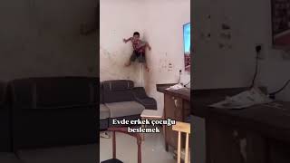 Evde Erkek Çocuğu Beslemek #shorts #keşfet #kesfet #keşfetteyiz #short