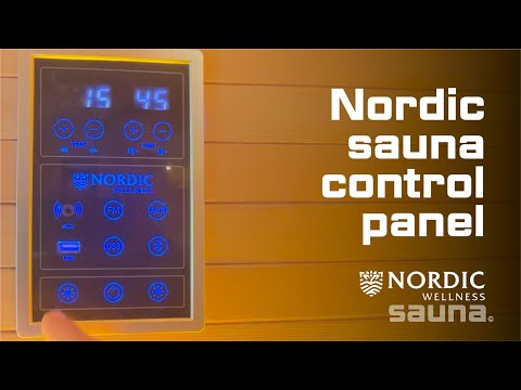 How to Use the Nordic Wellness Infrared Sauna Control Panel (Step-by-Step Guide)