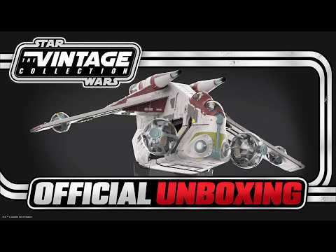 Star Wars™ The Vintage Collection LAAT/i Gunship | Official HasLab Unboxing
