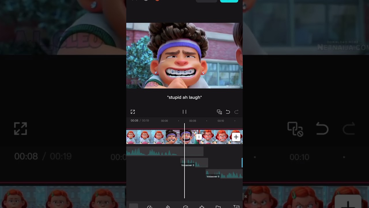 Turning Red Voice Over ✨ #voiceacting #capcut #edit