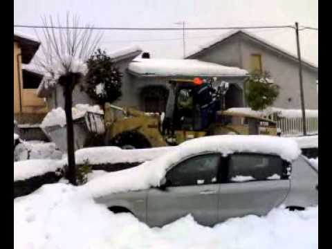 Neve 3-5 febbraio 2012 a Tecchiena